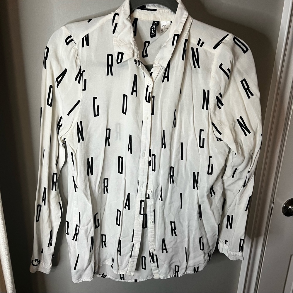 Divided dress shirt